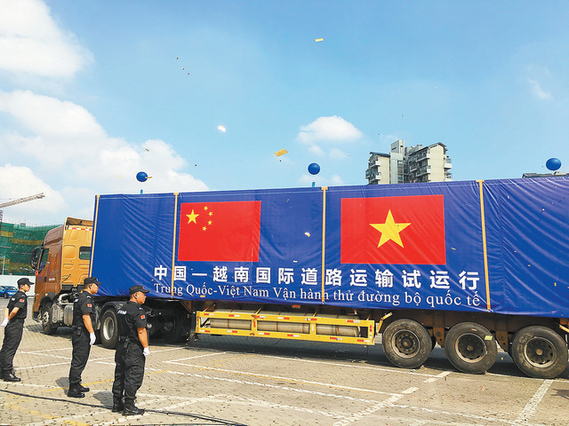 China Vietnam road freight logistics manufacturing shift 2026