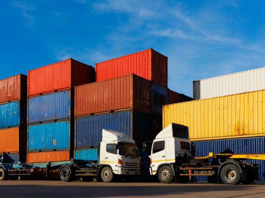 International freight shipping containers